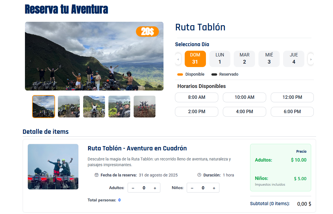 Aplicación Web UrquTrail
